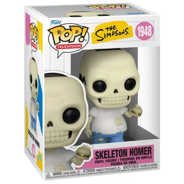 Funko The Simpsons POP! Animation Skeleton Homer Vinyl Figure #1948 (Pre-Order ships September)