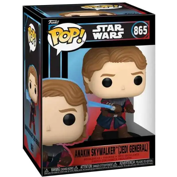 Funko Clone Wars POP! Star Wars Jedi General Anakin Vinyl Figure #865 (Pre-Order ships September)