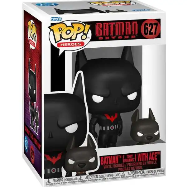 Funko DC Batman Beyond: Return of the Joker POP! Heroes Batman (Terry McGinnis) with Ace Vinyl Figure #627