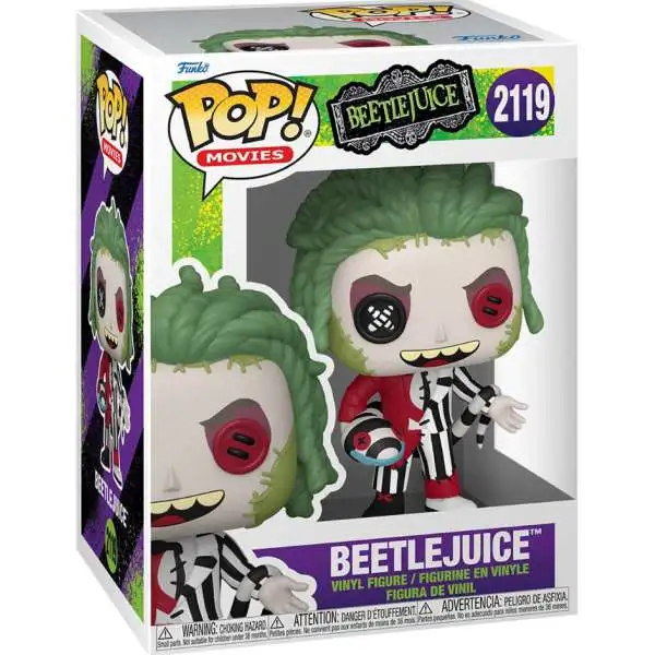 Funko Patchwork POP! Movies Beetlejuice Vinyl Figure #2119 (Pre-Order ships August)
