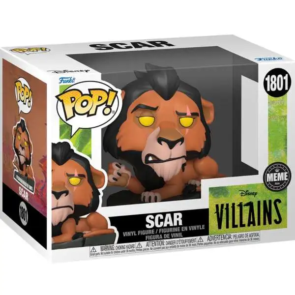 Funko The Lion King POP! Disney Scar Vinyl Figure #1801 [Meme] (Pre-Order ships November)