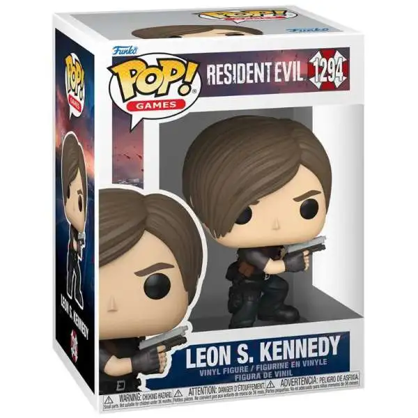 Funko Resident Evil POP Games Leon Kennedy Vinyl Figure 1294 - ToyWiz