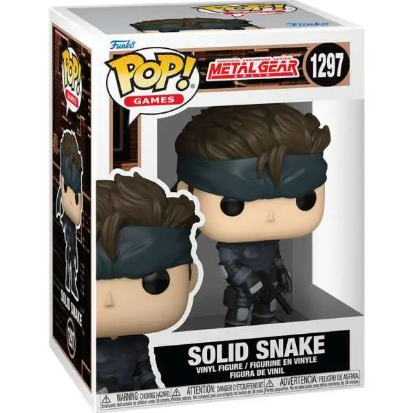 Funko Metal Gear Solid POP Games Solid Snake Vinyl Figure 1297