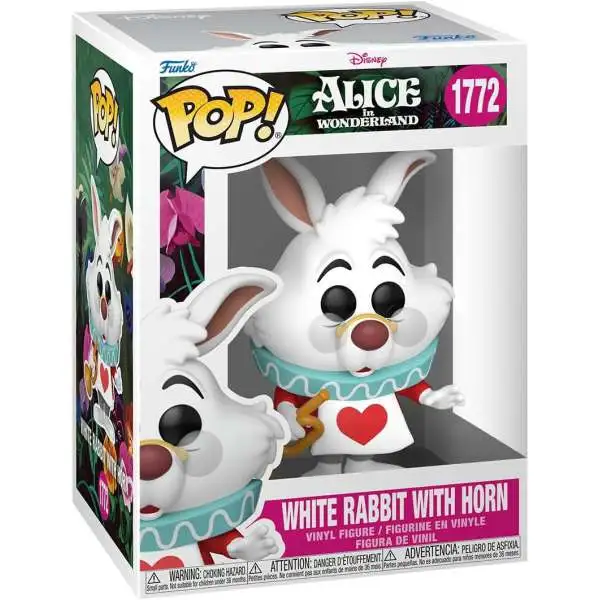 Funko Alice in Wonderland POP! Disney White Rabbit Vinyl Figure #1772 [With Horn] (Pre-Order ships September)
