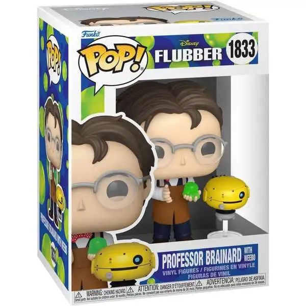 Funko Flubber POP! Disney Professor With Weebo Vinyl Figure #1833 [Regular Version] (Pre-Order ships September)