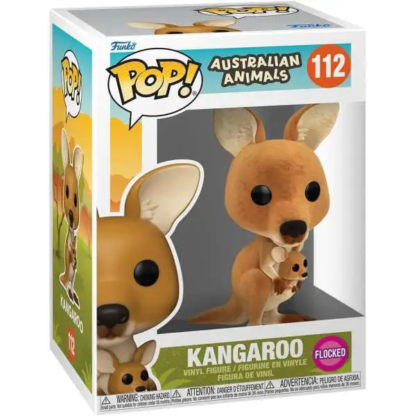 Funko Australian Animals POP! Vinyl Kangaroo Vinyl Figure #112 [Flocked]