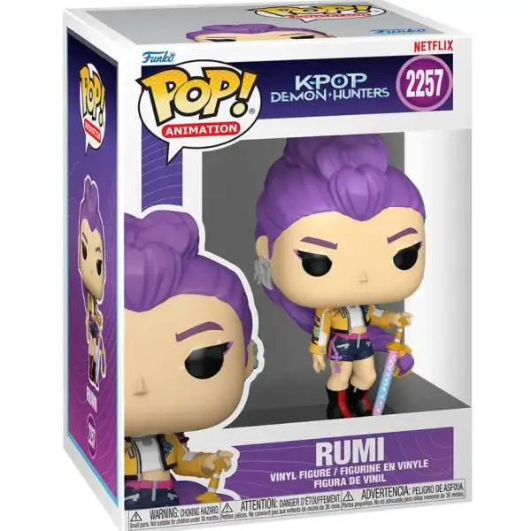 Funko KPop Demon Hunters HUNTR/X POP! Animation Rumi Vinyl Figure #2257