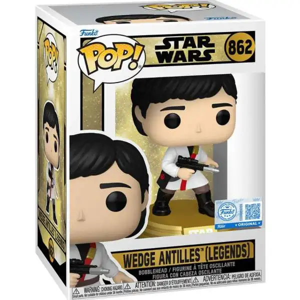 Funko Legends POP! Star Wars Wedge Antilles Exclusive Vinyl Figure #862 (Pre-Order ships September)