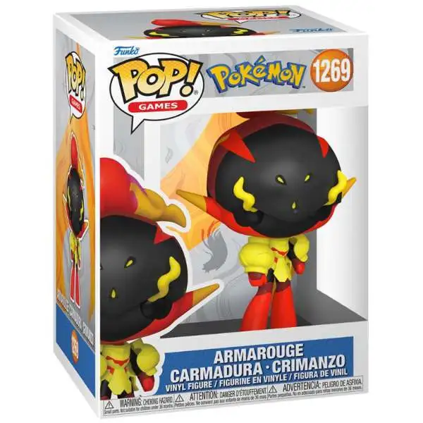 Funko Pokemon POP! Games Armarouge Vinyl Figure #1269 (Pre-Order ships October)