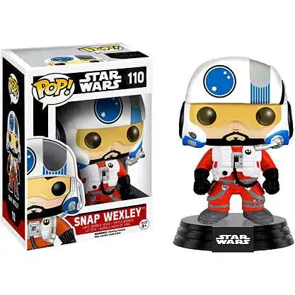 Funko The Force Awakens POP! Star Wars Snap Wexley Vinyl Bobble Head #110 [EP7, Damaged Package]