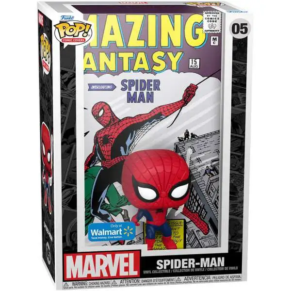 Funko Marvel POP! Comic Covers Spider-Man Vinyl Figure #05 [Amazing Fantasy #15]