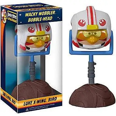 Funko Star Wars Angry Birds Wacky Wobbler Luke X-Wing Bird Bobble Head [Damaged Package]