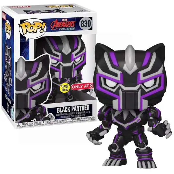 Funko Mechstrike POP! Marvel Black Panther Exclusive Vinyl Figure #830 [Glow-in-the-Dark]