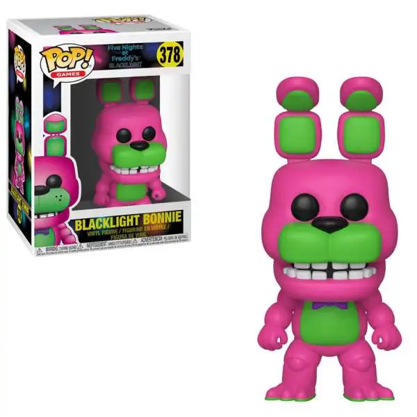 Funko Five Nights at Freddy's POP! Games Blacklight Bonnie Exclusive Vinyl Figure #378