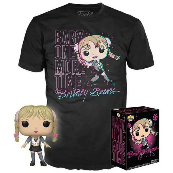 Funko POP! Tees Britney Spears Exclusive Vinyl Figure & T-Shirt [Large]