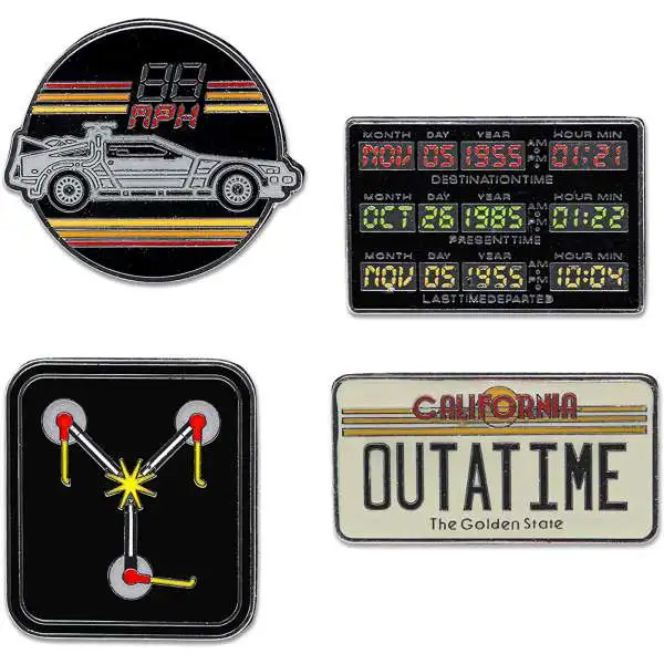 Funko Back to the Future Exclusive Enamel Pin Set