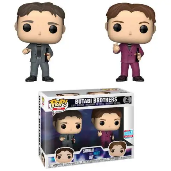 Funko Saturday Night Live POP! SNL Butabi Brothers Exclusive Vinyl Figure 2-Pack