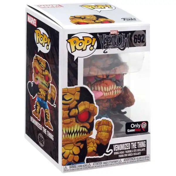 Funko POP! Marvel Venomized The Thing Exclusive Vinyl Figure #692 [Metallic]