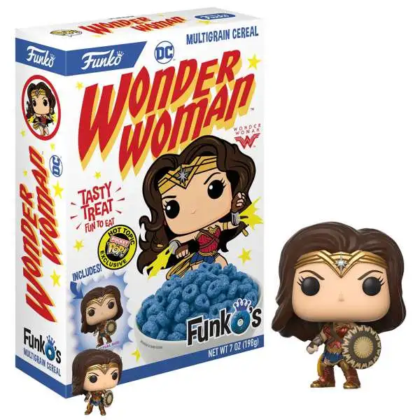 FunkO's DC Wonder Woman Exclusive 7 Ounce Breakfast Cereal