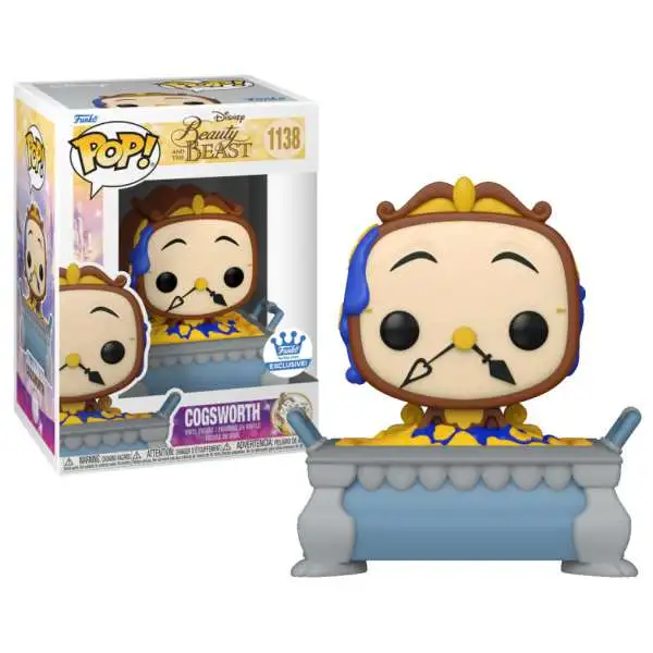 Funko Beauty and the Beast POP! Disney Cogsworth Exclusive Vinyl Figure [Cobbler Pan]