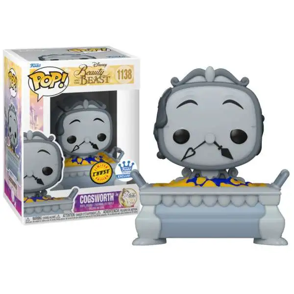 Funko Beauty and the Beast POP! Disney Cogsworth Exclusive Vinyl Figure [Cobbler Pan, Chase]