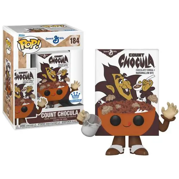 Funko General Mills POP! Ad Icons Count Chocula Exclusive Vinyl Figure #184 [Cereal Box]