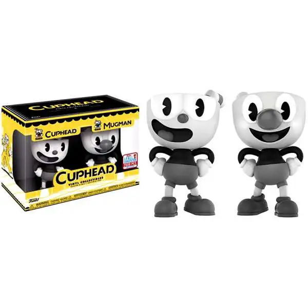 Funko POP! Games Cuphead & Mugman Exclusive Vinyl Figure 2-Pack [Black & White]