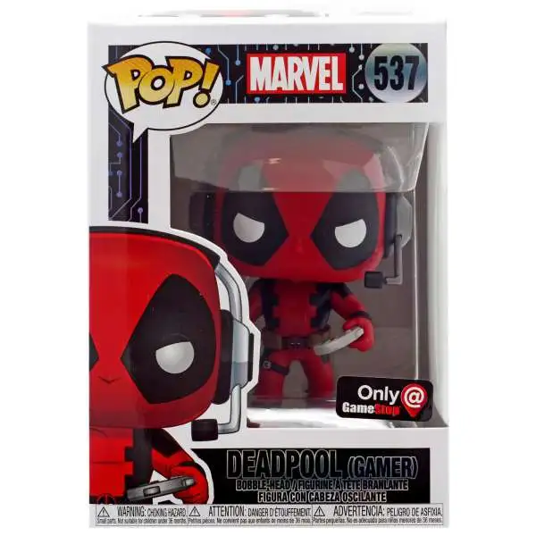 Funko POP! Marvel Deadpool Exclusive Vinyl Bobble Head #537 [Gamer]