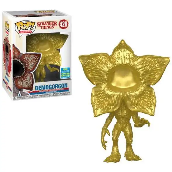 Funko Stranger Things POP! Television Demogorgon Exclusive Vinyl Figure #428 [Gold, Mouth Closed, Damaged Package]