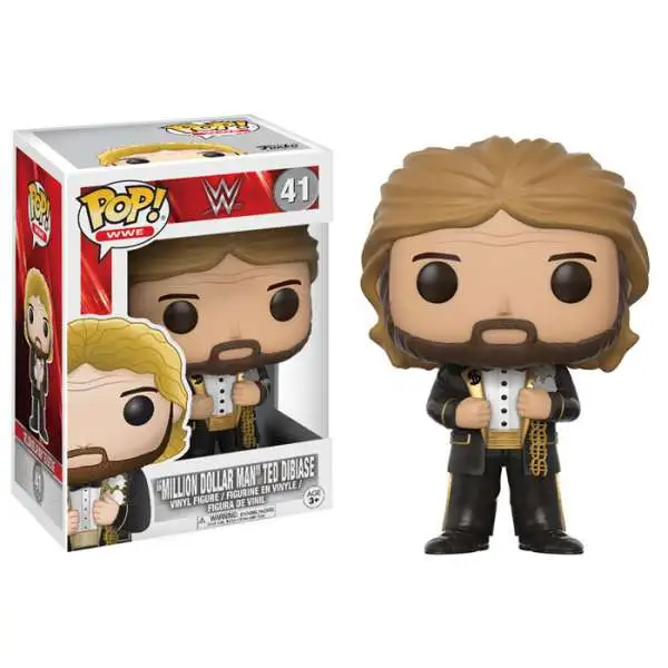 Funko WWE Wrestling POP! WWE Million Dollar Man Ted Dibiase Vinyl Figure #41 [Black Suit, Regular Version]