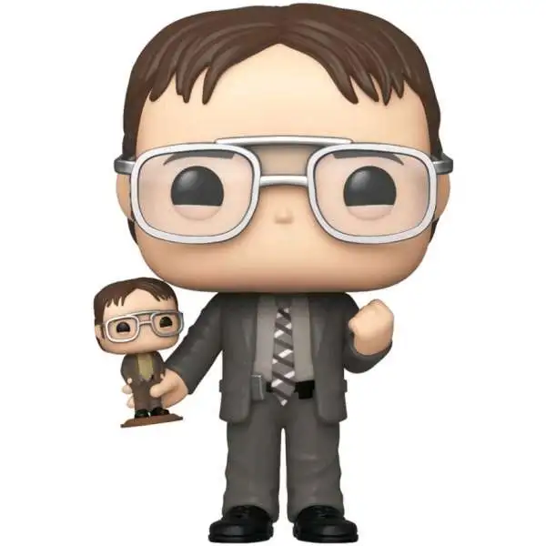 Funko The Office POP! Television Dwight Schrute Exclusive Vinyl Figure #882 [Holding Bobblehead]