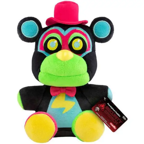 Funko Five Nights at Freddy's Security Breach Blacklight Glamrock Freddy Exclusive 8-Inch Plush
