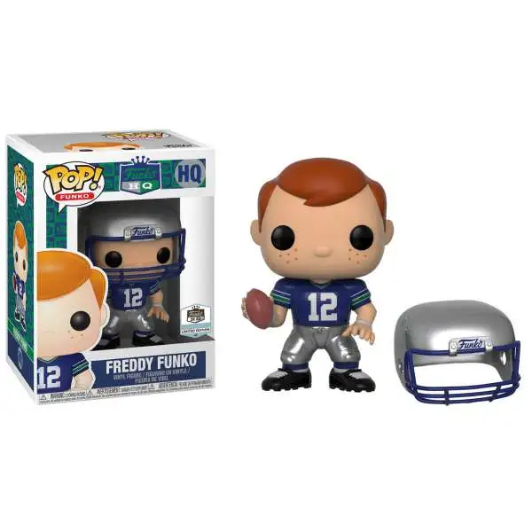 POP! Funko Freddy Funko Football Throwback Exclusive Vinyl Figure HQ