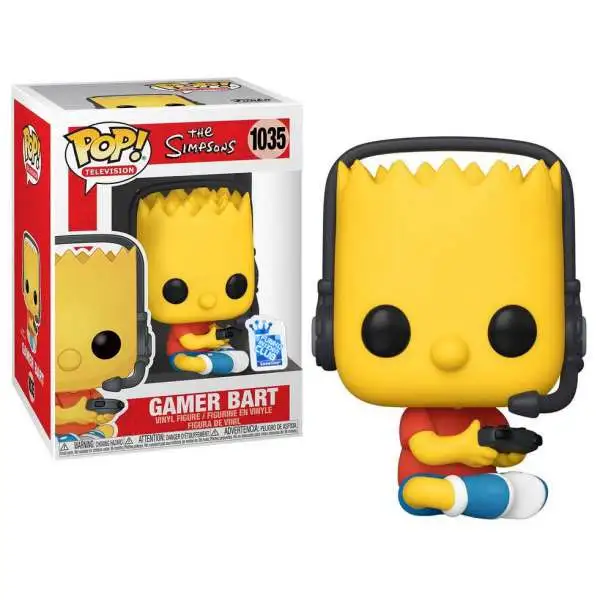 Funko The Simpsons Treehouse of Horror POP! Television Gamer Bart Exclusive Vinyl Figure #1035