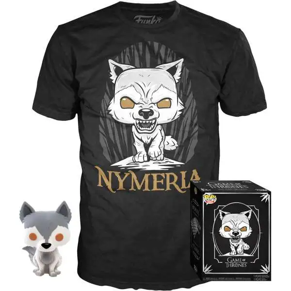 Funko Game of Thrones POP! Tees Nymeria Exclusive Vinyl Figure & T-Shirt [Large]