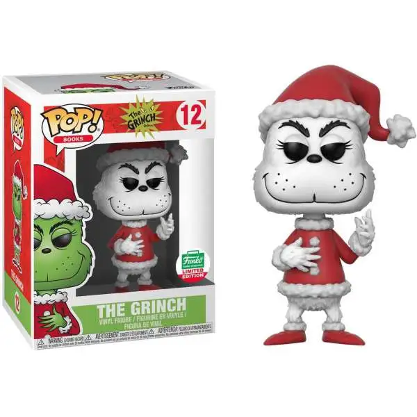Funko POP! Books The Grinch Exclusive Vinyl Figure #12 [Black & White, 12 Days of Christmas, Damaged Package]