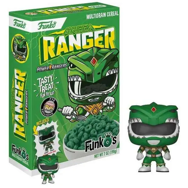 FunkO's Mighty Morphin Power Rangers Green Ranger Exclusive Breakfast Cereal
