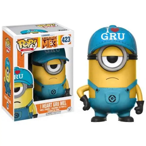 Funko Despicable Me 3 POP! Movies I Heart Gru Mel Exclusive Vinyl Figure #423 [Damaged Package]