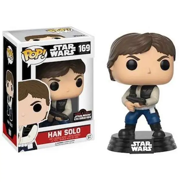 Funko POP! Star Wars Han Solo Exclusive Vinyl Bobble Head #169 [With Gun, Damaged Package]