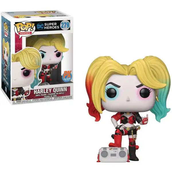 Funko DC Comics POP! Heroes Harley Quinn Exclusive Vinyl Figure #279 [Boombox, Damaged Package]