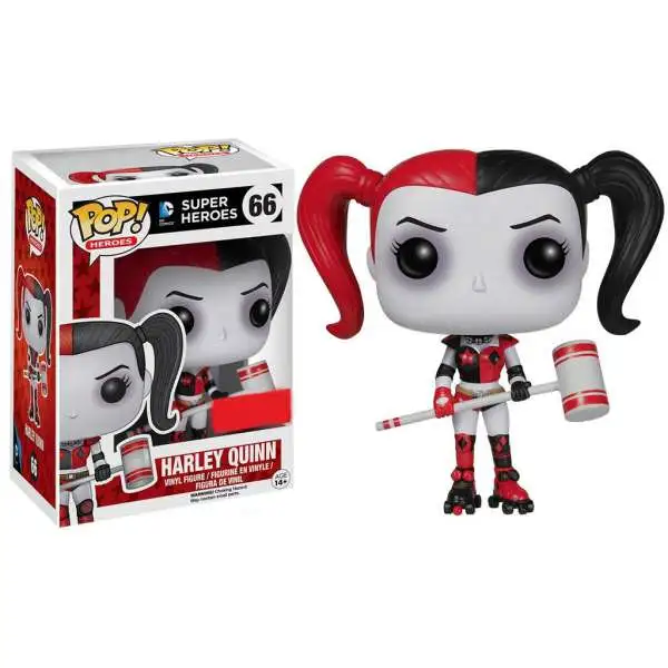 Funko DC Comics POP! Heroes Harley Quinn Vinyl Figure #66 [Roller Derby, Loose]