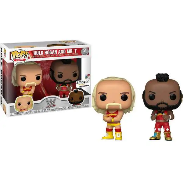 Funko WWE Wrestling POP! WWE Hulk Hogan & Mr. T Exclusive Vinyl Figure 2-Pack