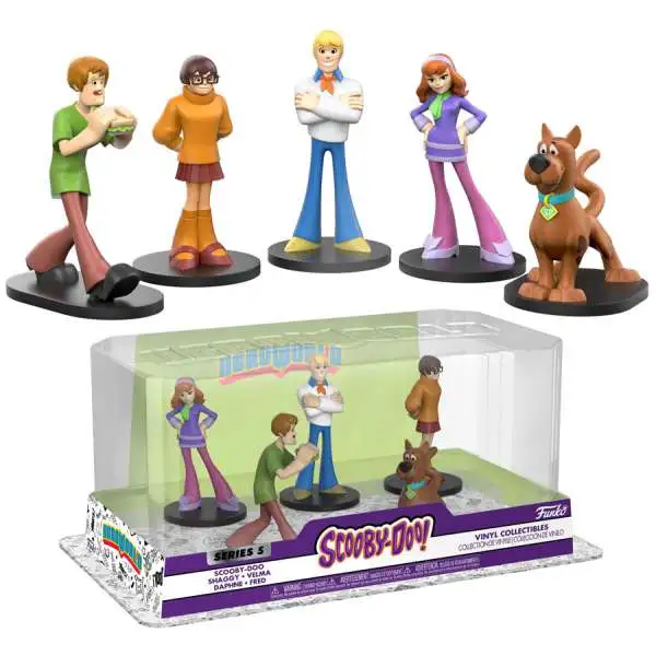 Funko Scooby Doo Hero World Series 5 Scooby-Doo, Shaggy, Velma, Daphne & Fred Exclusive 4-Inch Vinyl Figure