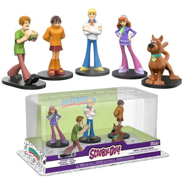 Funko Scooby Doo Hero World Series 5 Scooby-Doo, Shaggy, Velma, Daphne & Fred Exclusive 4-Inch Vinyl Figure [Damaged Package]