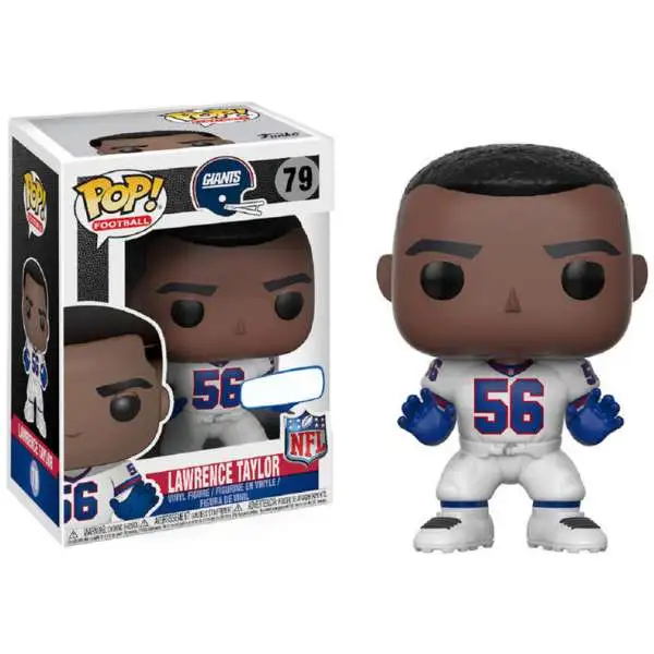 Funko NFL New York Giants POP! Football Lawrence Taylor Exclusive Vinyl Figure #79 [White Jersey Jersey, Damaged Package]