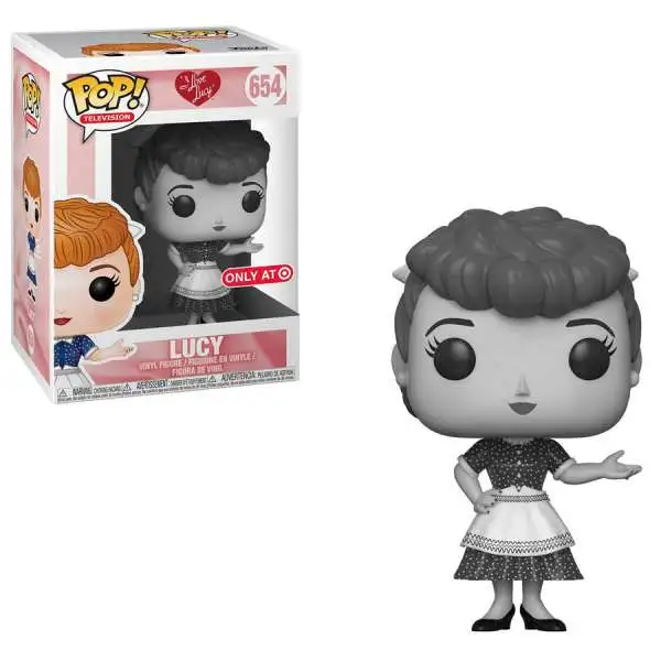 Funko I Love Lucy POP! Television Lucy Exclusive Vinyl Figure #654 [Black & White, Damaged Package]