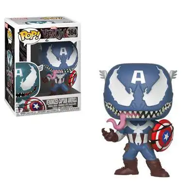 Funko POP! Marvel Venomized Captain America Vinyl Bobble Head #364 [Loose]