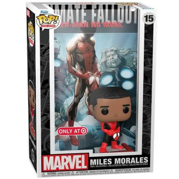 Funko Marvel POP! Comic Covers Miles Morales Exclusive Vinyl Figure #15 [Ultime Fallout, Spider-Man No More]