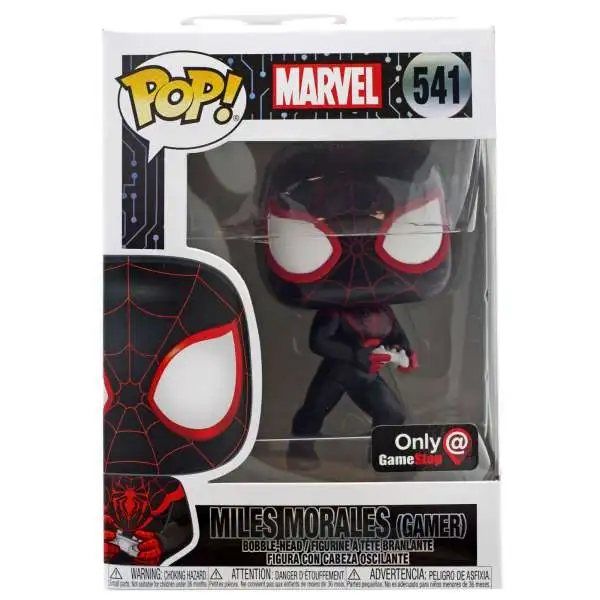 Funko POP! Marvel Miles Morales Exclusive Vinyl Bobble Head #541 [Gamer]