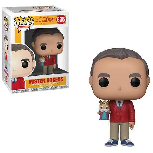 Funko Mr. Rogers Neighborhood POP! Television Mister Rogers Exclusive Vinyl Figure #635 [with King Friday XIII, Damaged Package]